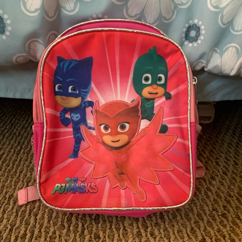 Pink pj masks backpack